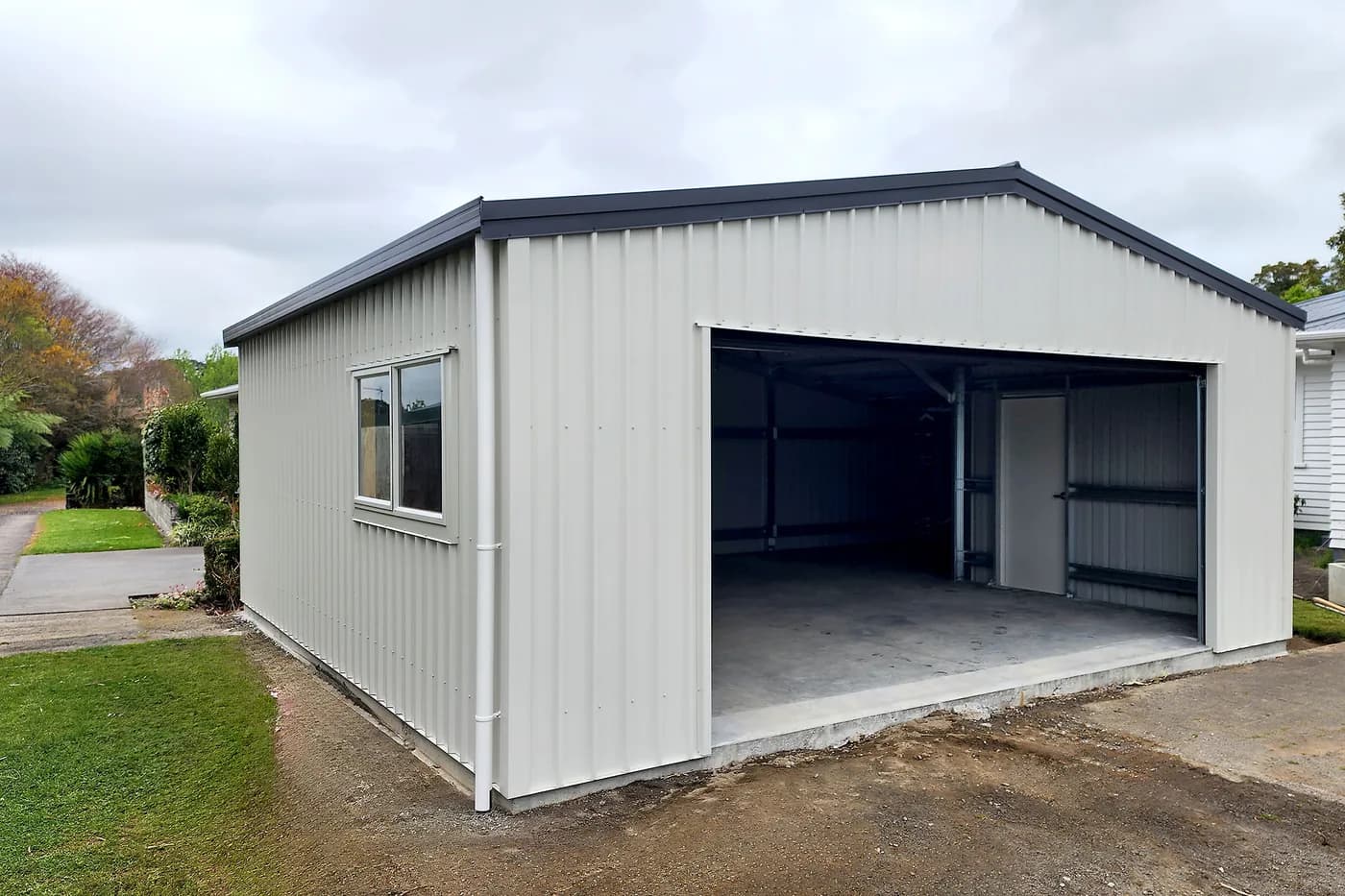 Residential double garage, New Plymouth