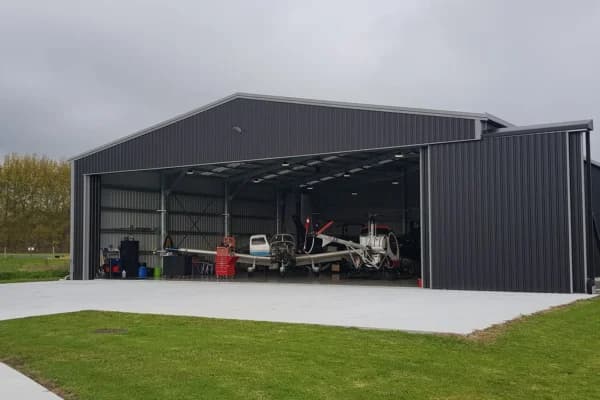 Aircraft hangar, South Auckland