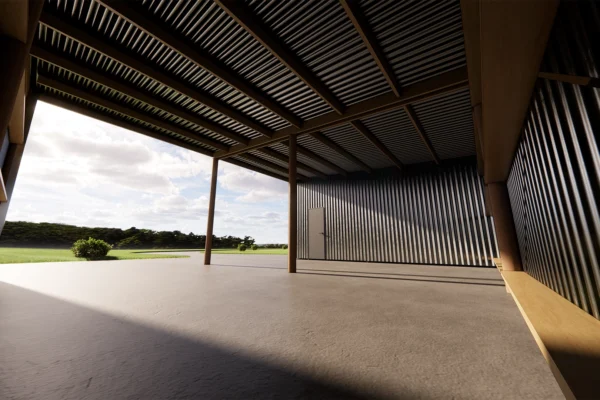 12 x 7.0 - 3 bay Enclosed - technical render only 12 x 7.0 - 3 bay Enclosed - technical render only