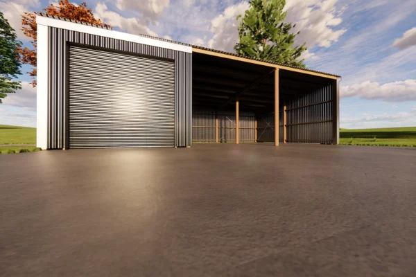 12 x 7.0 - 3 bay Enclosed - technical render only 12 x 7.0 - 3 bay Enclosed - technical render only